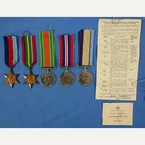 Named WWII Australian Medals Group with Documenation