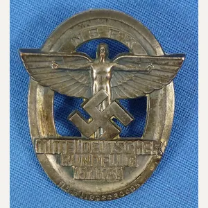 1939 NSFK Mitteldeutscher Rundflug Badge