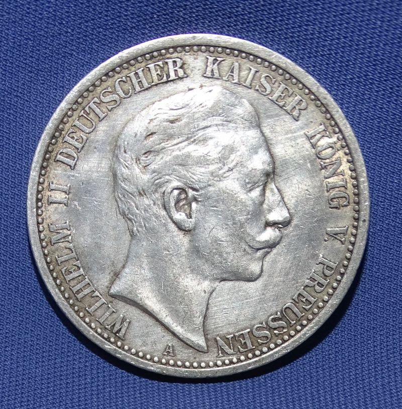 1907 German 2 Mark Silver Coin — image 2