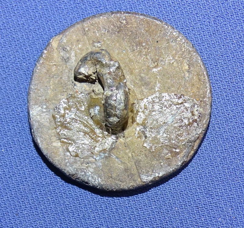 1808-1830 Pewter 'US' Button — image 2