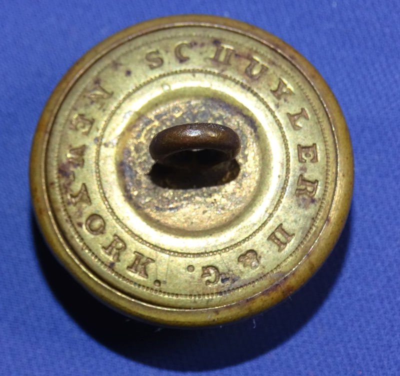 Civil War N.J.R.C. New Jersey Rifle Corps Button – Schuyler H & G New York — image 2