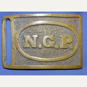 Model 1874 National Guard Pennsylvania N.G.P. Belt Buckle