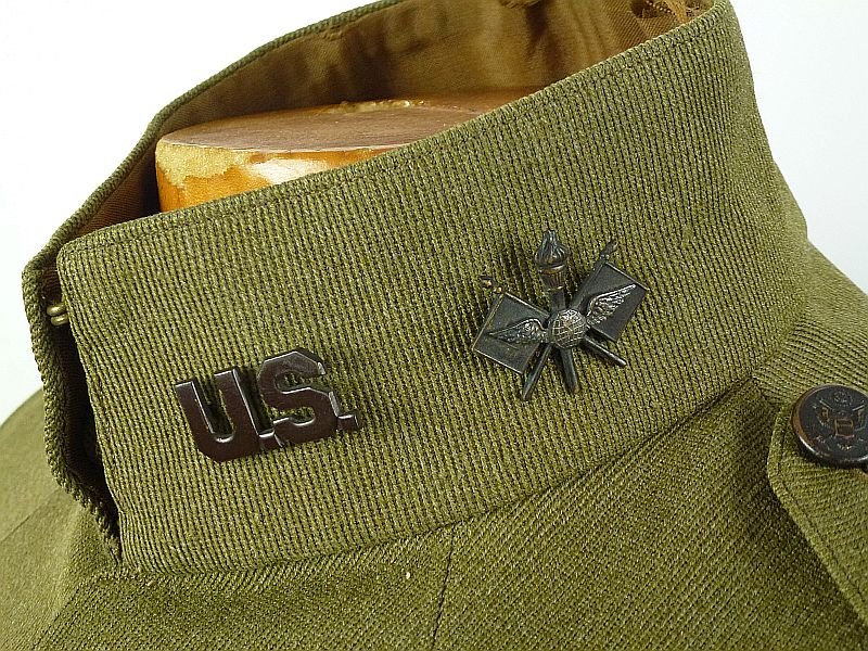 Named WWI Army Air Service Tunic with Italian Wing – Served With Italian Squadriglia 6a (XI) — image 2