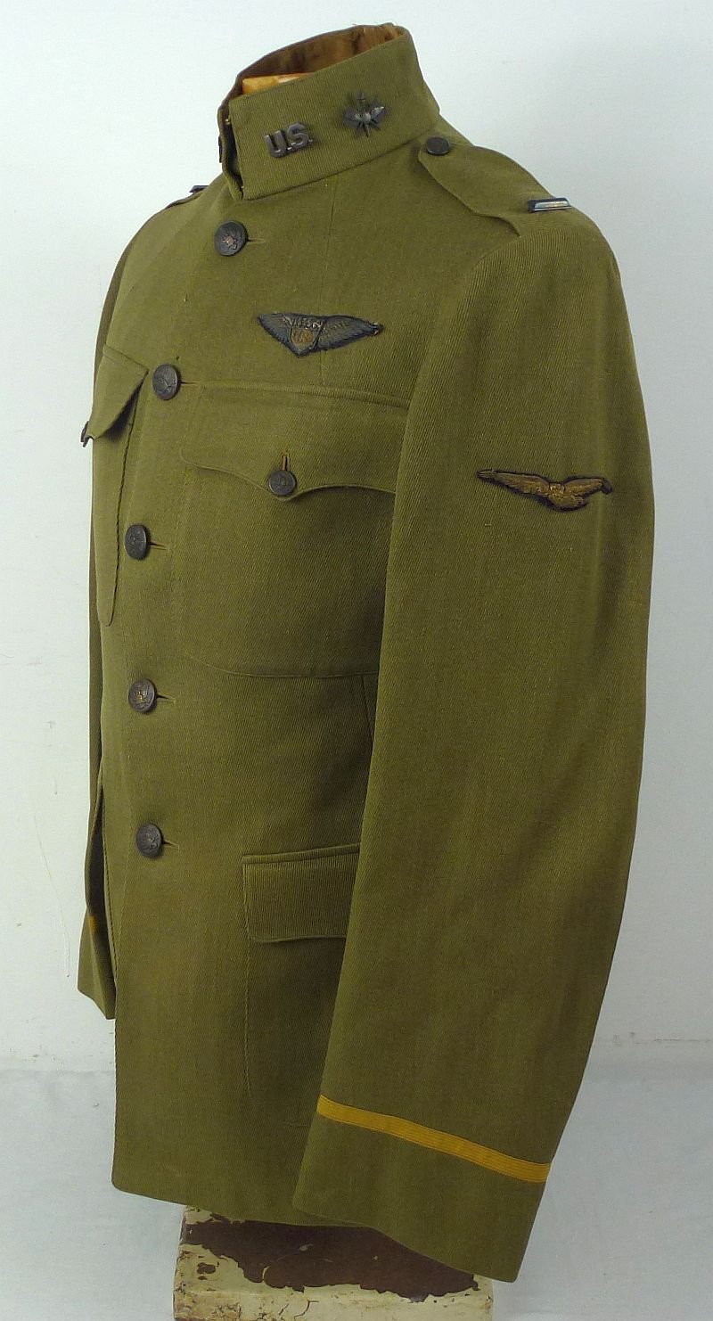 Named WWI Army Air Service Tunic with Italian Wing – Served With Italian Squadriglia 6a (XI) — image 4