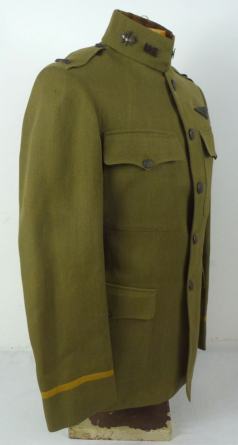 Named WWI Army Air Service Tunic with Italian Wing – Served With Italian Squadriglia 6a (XI) — image 7