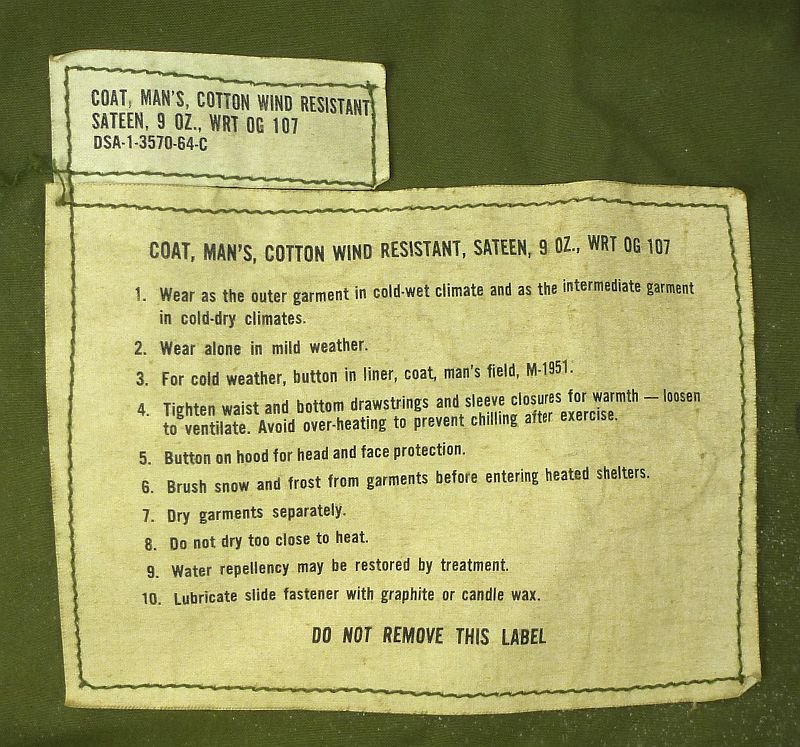 Named Model 1951 U.S. Army Field Jacket of Brigadier General Robert Gildart — image 9