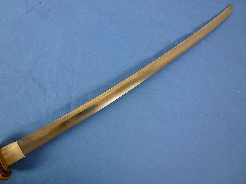 Signed WWII Shin Gunto Army Officer Sword in Excellent Condition — image 4