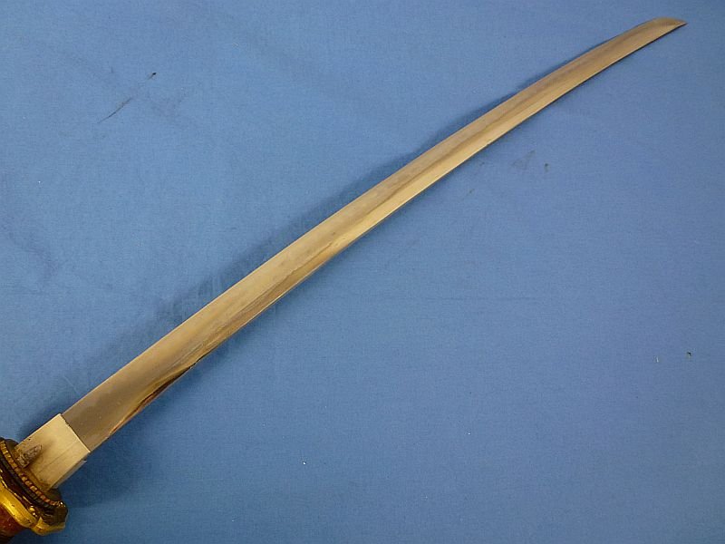 Signed WWII Shin Gunto Army Officer Sword in Excellent Condition — image 5