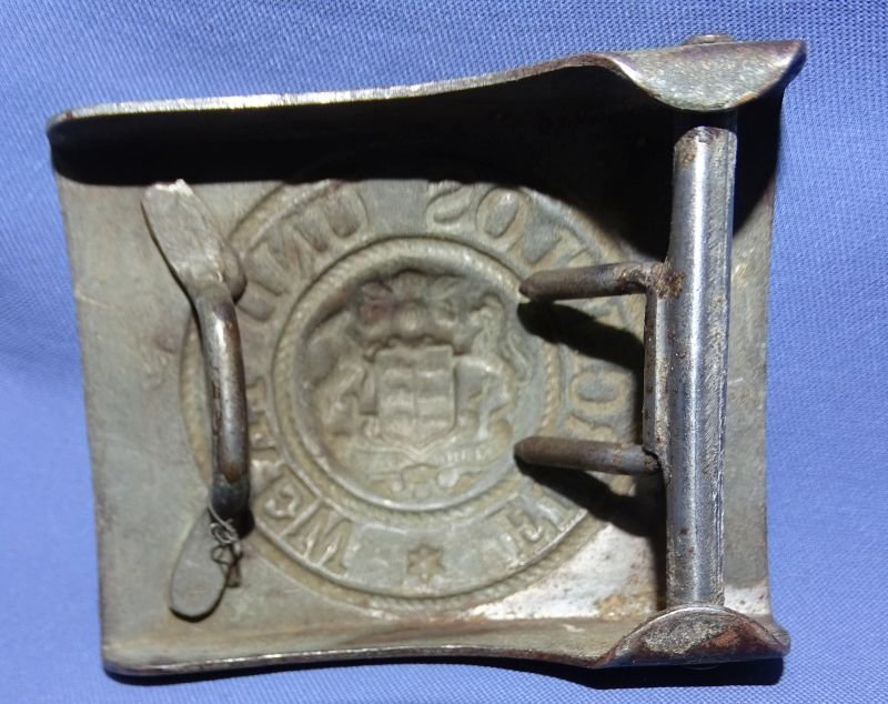 WWI Wurtemburg Enlisted Steel Belt Buckle — image 2