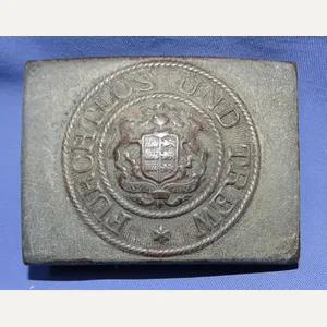 WWI Wurtemburg Enlisted Steel Belt Buckle