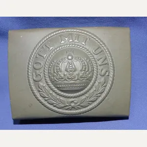 WWI Prussian Enlisted Steel Belt Buckle