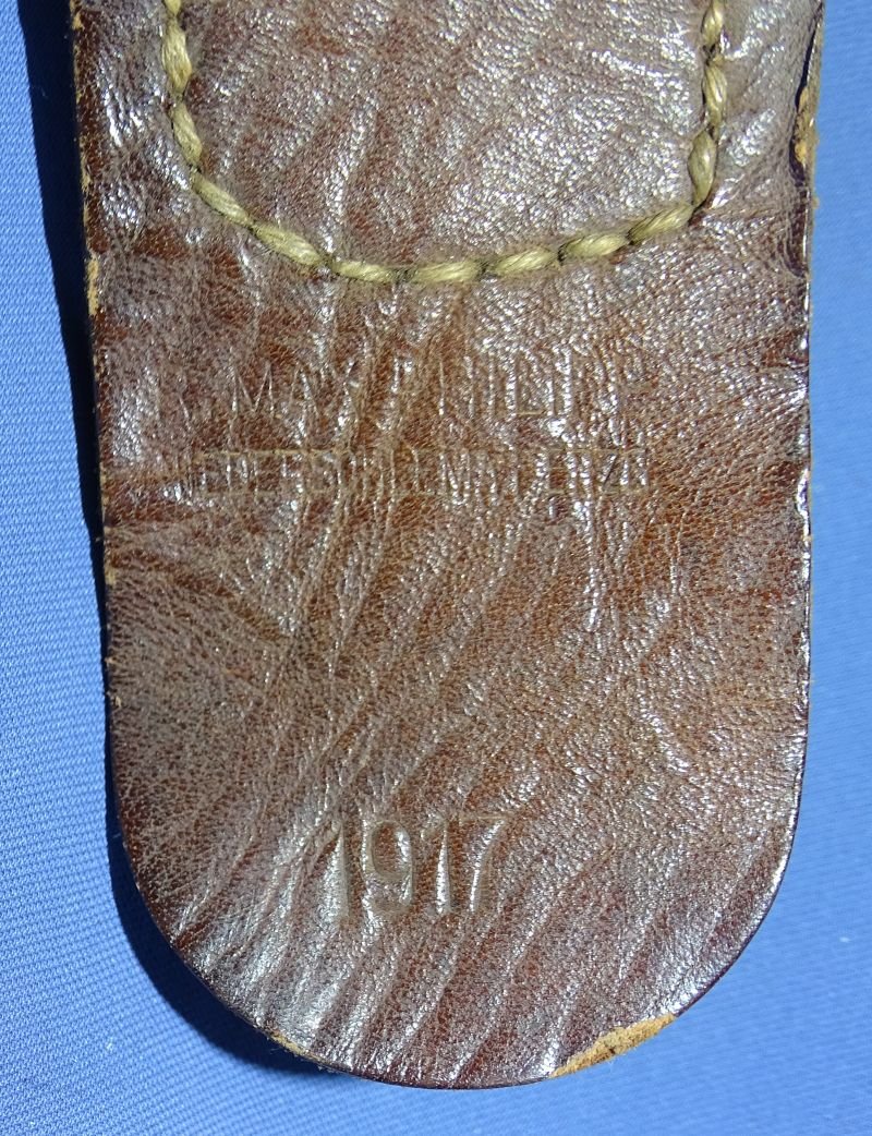 WWI Saxon Enlisted Belt Buckle With 1917 Dated Tab — image 2