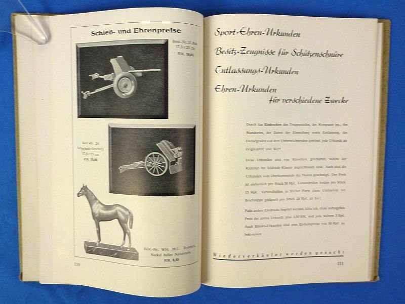 Third Reich Wartime Catalog of Shooting Awards, Targets and Personality Artwork — image 10