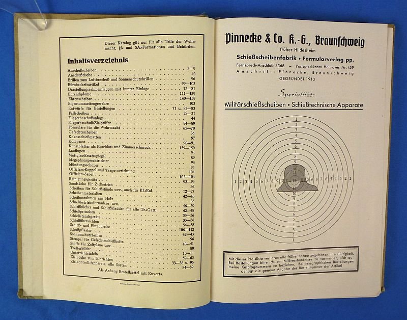 Third Reich Wartime Catalog of Shooting Awards, Targets and Personality Artwork — image 2