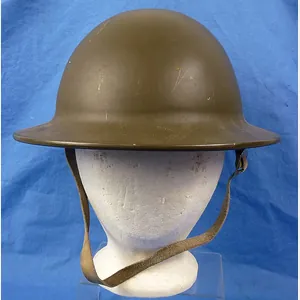 WWII US Civil Defense Helmet in Olive Green – McDonald …