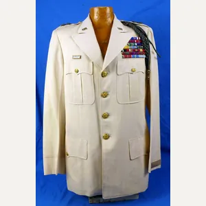 The Attributed White Summer Uniform Tunic of U.S. Army Major …