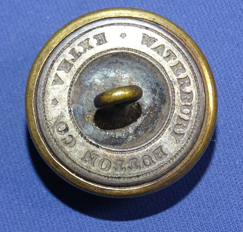 Civil War New Jersey Button – Waterbury Button Co Extra — image 2