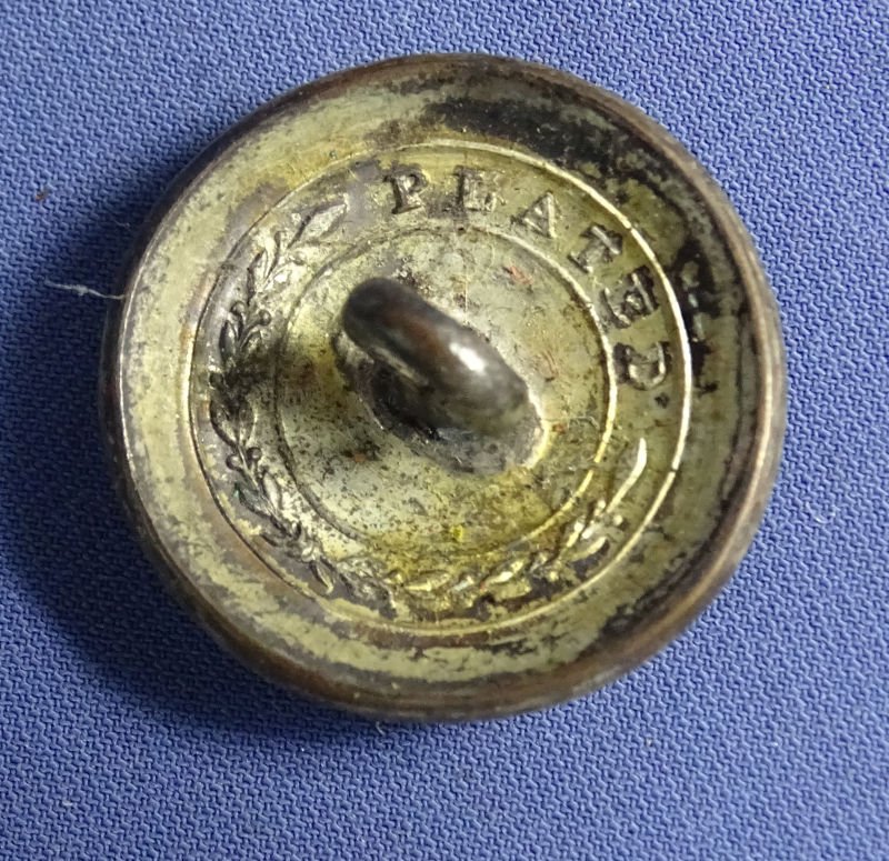 Pre-Civil War Artillery One-Piece Silver Plated Button — image 2