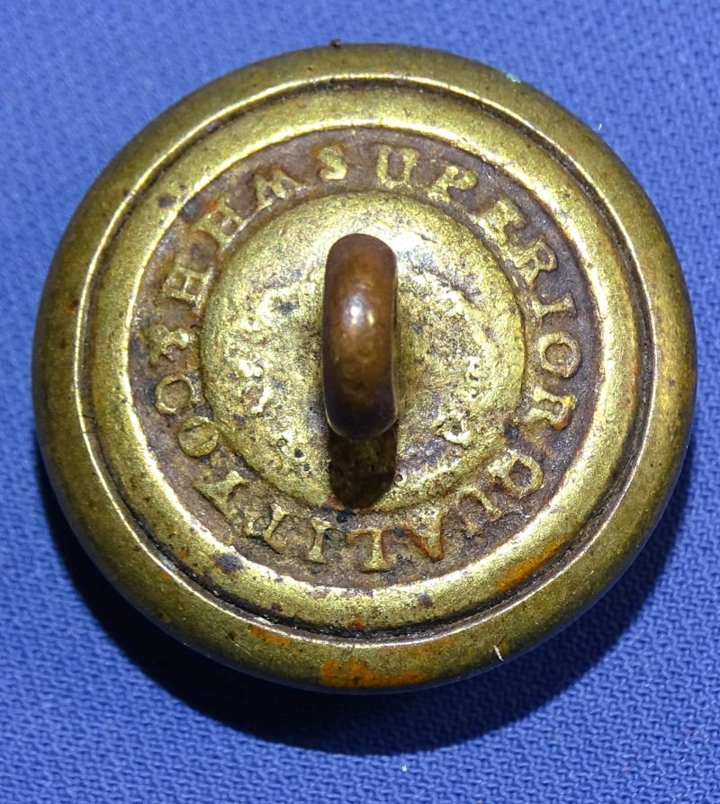 Civil War Artillery Button WHH & Co Superior Quality — image 2