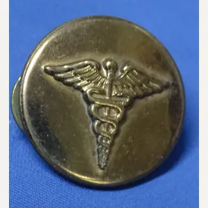 WWII Army Medical Corps Collar Disk
