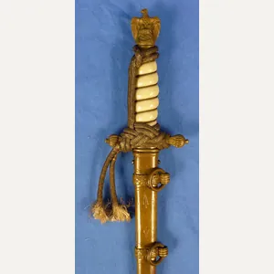 Untouched and Uncleaned Kriegsmarine Officer Dagger with Etched Blade by …