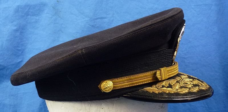 The Visor Cap of Rear Admiral and Navy Cross Recipient Henry E. Eccles — image 4