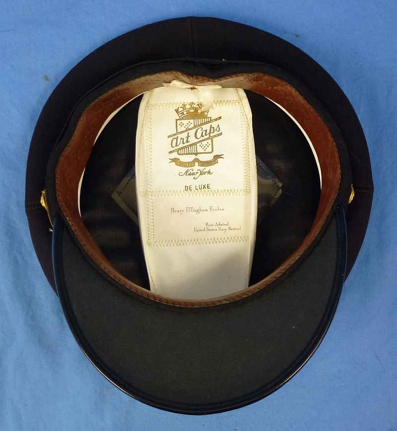 The Visor Cap of Rear Admiral and Navy Cross Recipient Henry E. Eccles — image 8