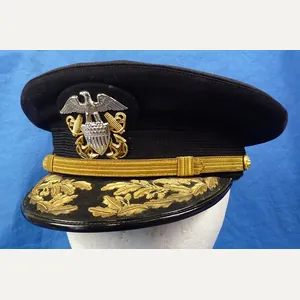 The Visor Cap of Rear Admiral and Navy Cross Recipient …