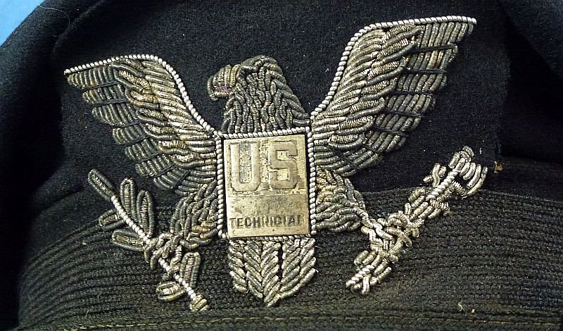 Named WWII U.S. Navy Submarine Service Technical Advisor Officer Visor Cap — image 3