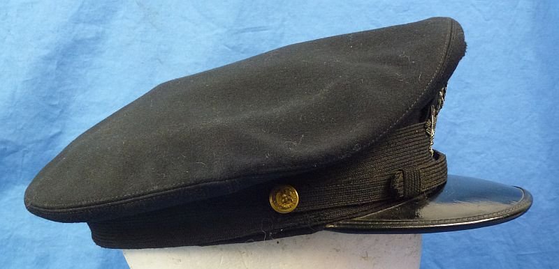 Named WWII U.S. Navy Submarine Service Technical Advisor Officer Visor Cap — image 4