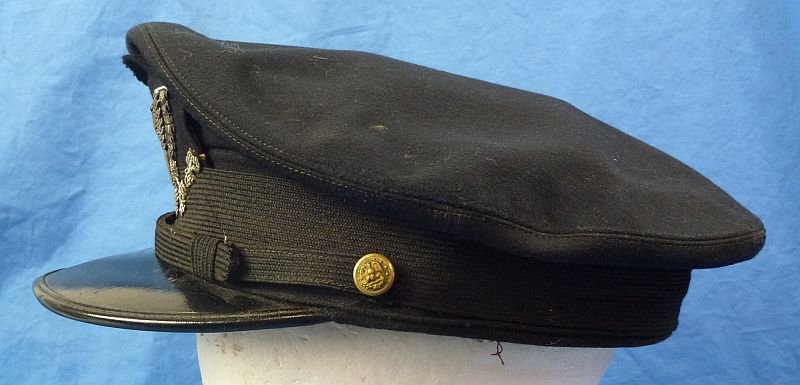 Named WWII U.S. Navy Submarine Service Technical Advisor Officer Visor Cap — image 6