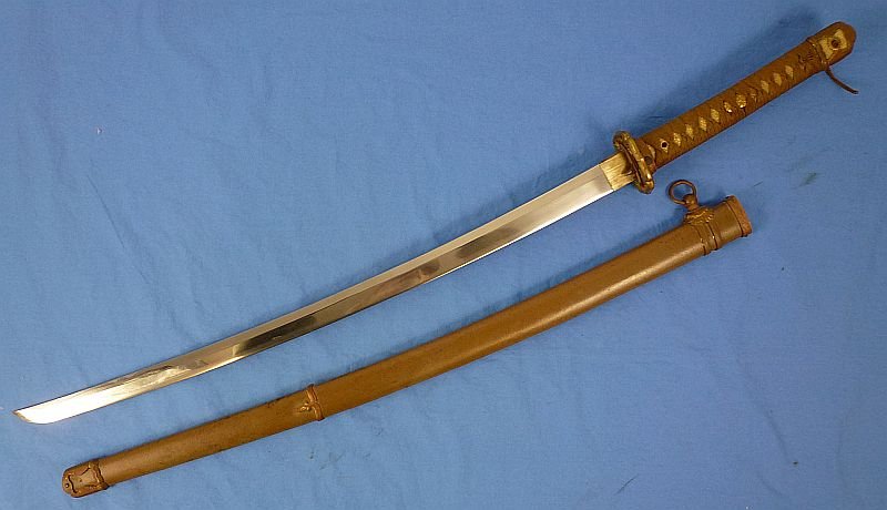 1944 Dated Signed Shin Gunto Japanese Army Officer Sword — image 2