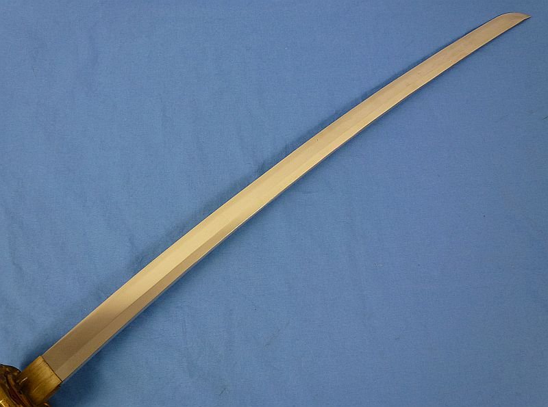 1944 Dated Signed Shin Gunto Japanese Army Officer Sword — image 5