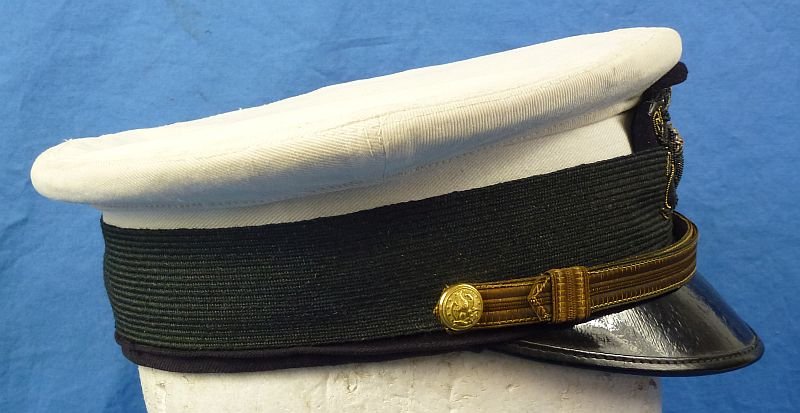 WWI U.S. Navy White Top Officer Visor Cap — image 3