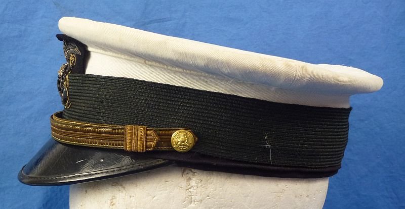 WWI U.S. Navy White Top Officer Visor Cap — image 5