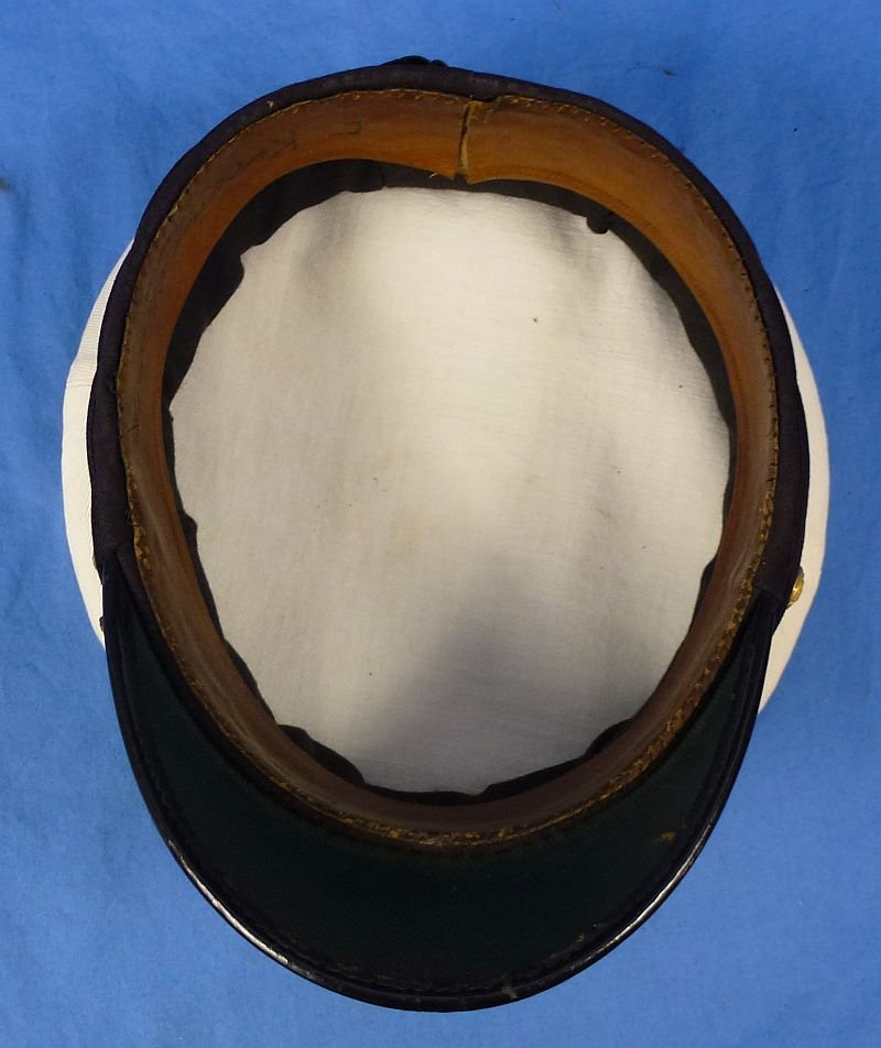 WWI U.S. Navy White Top Officer Visor Cap — image 7
