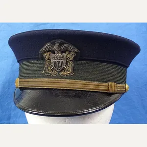WWI U.S. Navy Officer Visor Cap