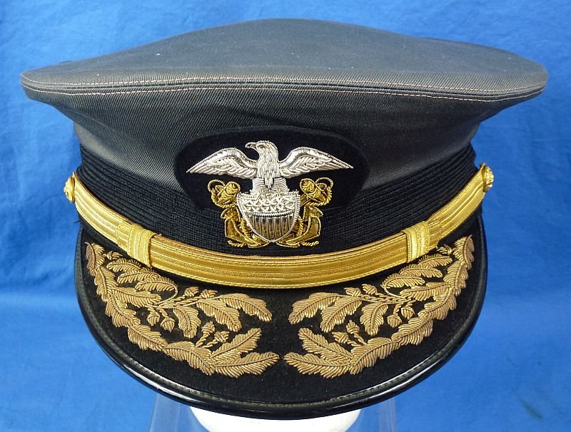 Attributed U.S. Navy Admiral's Gray Visor Cap — image 3