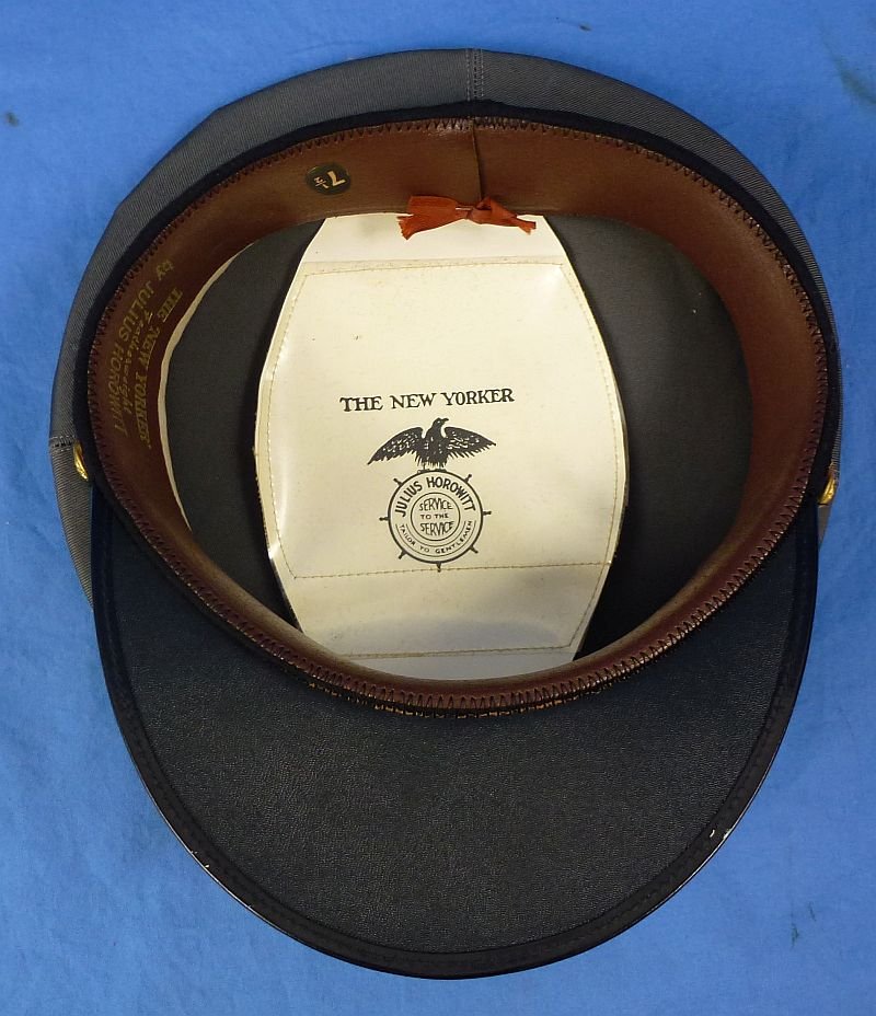 Attributed U.S. Navy Admiral's Gray Visor Cap — image 8