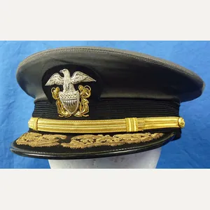Attributed U.S. Navy Admiral's Gray Visor Cap