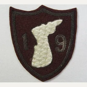 Korean Army 19th Regiment Bullion Patch