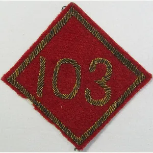 South Korea Army 103rd Bullion Patch