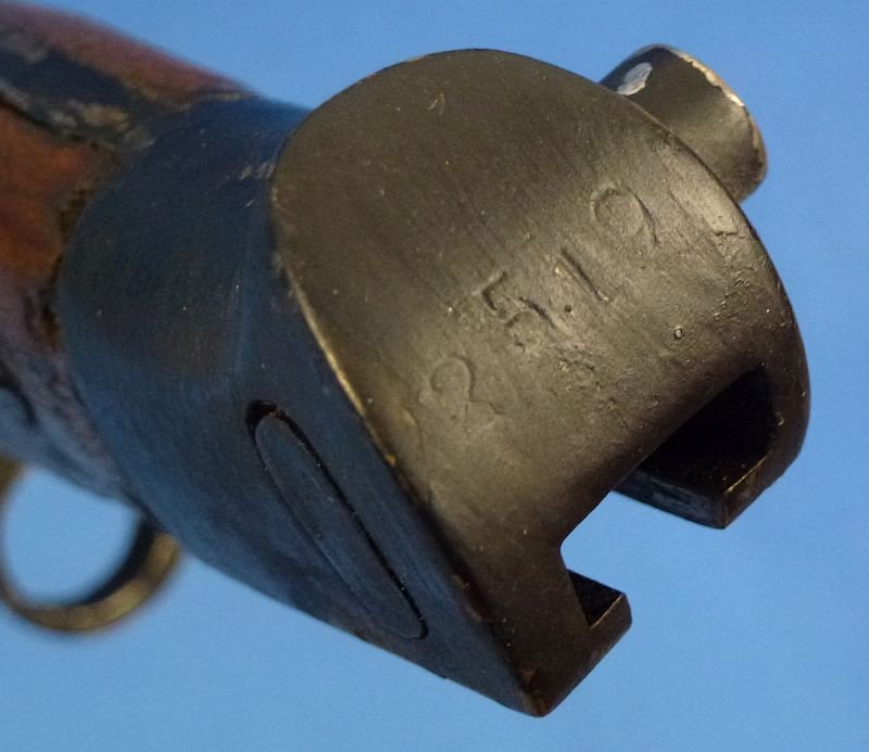 WWII Japanese Ariska Rifle Bayonet by Toyokawa Kosho Navy Arsenal with Rubberized Canvas Frog — image 9