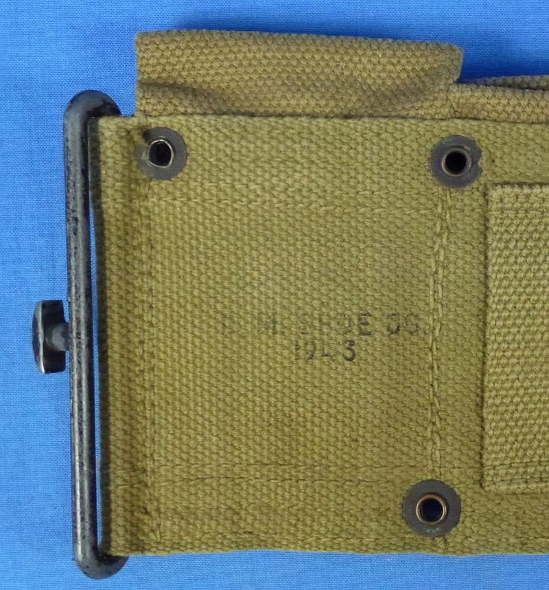 1943 Dated U.S. Navy Marked Cartridge Belt — image 3