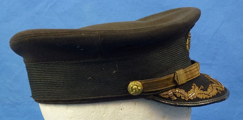 Attributed Early 20th Century U.S. Navy Commander's Visor Cap — image 4