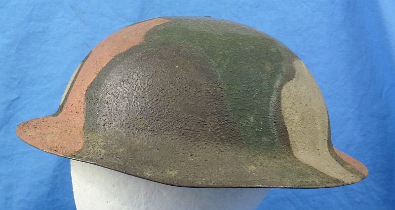 Painted Camouflage Model 1917 Combat Helmet — image 4