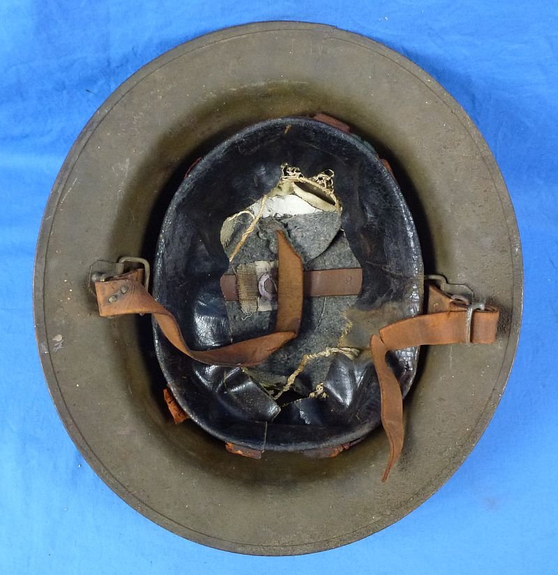 Painted Camouflage Model 1917 Combat Helmet — image 6