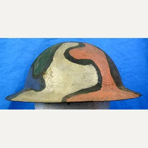 Painted Camouflage Model 1917 Combat Helmet