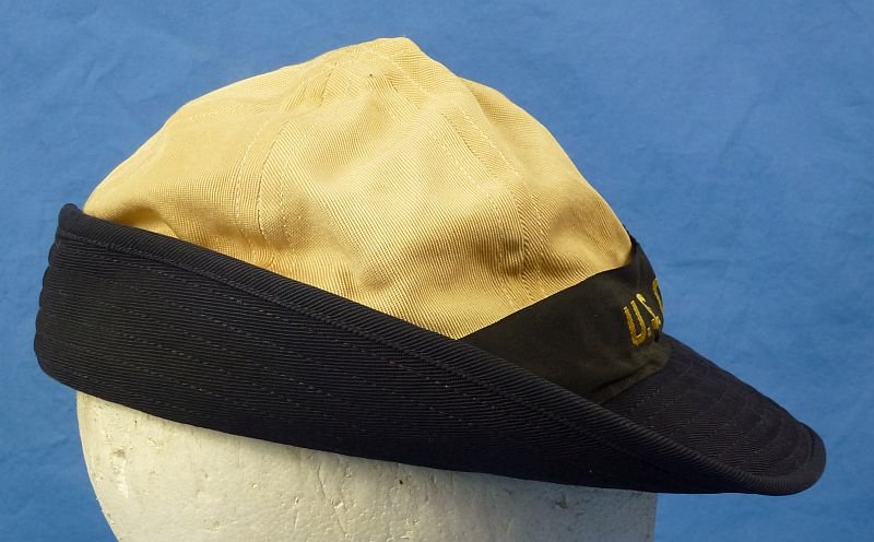 WWII U. S. Coast Guard Women's Reserve (SPARS) Enlisted Ranks Cap with Alternate Blue Cover — image 3