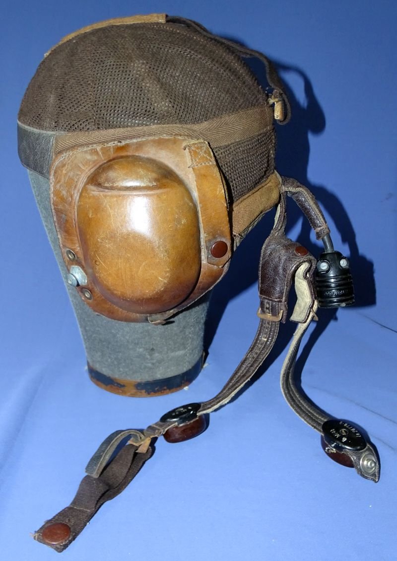 Luftwaffe LKpN 101 Netzkopfhaube Flying Helmet Complet With Avionics — image 5